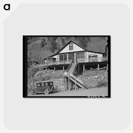 アートポストカード-Liquor Store at Ophir
 - ラッセル リー Postcard.