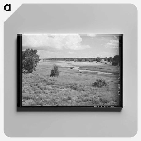 アートパネル-Concho Dam Reservoir
 - ラッセル リー Canvas.