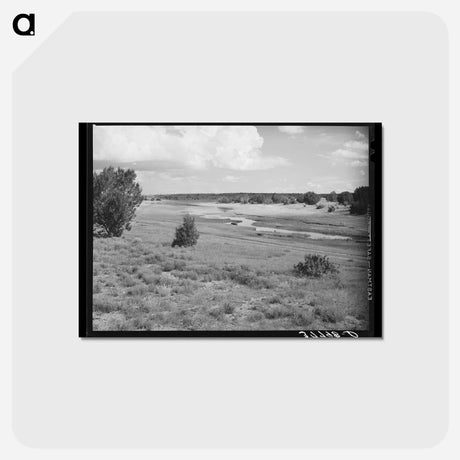 アートポストカード-Concho Dam Reservoir
 - ラッセル リー Postcard.