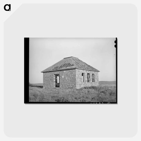 アートポストカード-Abandoned Schoolhouse
 - ラッセル リー Postcard.
