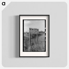 アートポスター-Cathlamet Outskirts Sign
 - ラッセル リー Poster.