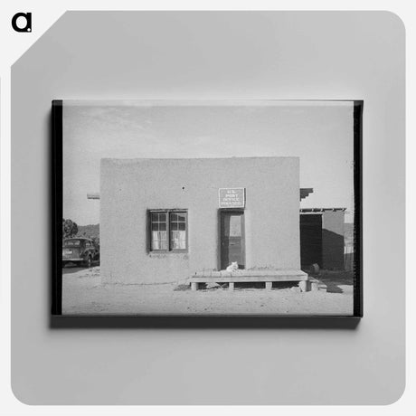 アートパネル-Penasco Post Office
 - ラッセル リー Canvas.
