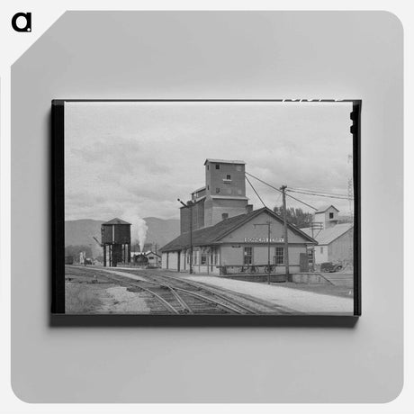 アートパネル-Bonners Ferry Railroad
 - ラッセル リー Canvas.