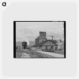 アートポストカード-Bonners Ferry Railroad
 - ラッセル リー Postcard.