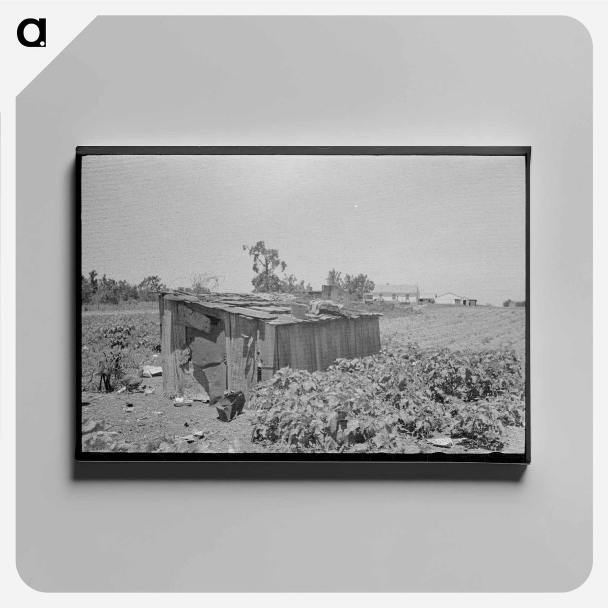 アートパネル-Tool Shed of a Sharecropper
 - ラッセル リー Canvas.