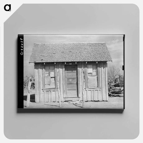 アートパネル-Typical Mexican House
 - ラッセル リー Canvas.