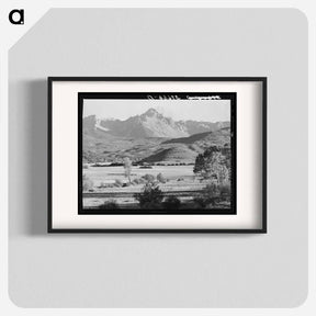 アートポスター-Mountain Valley with Mount Sneffels
 - ラッセル リー Poster.