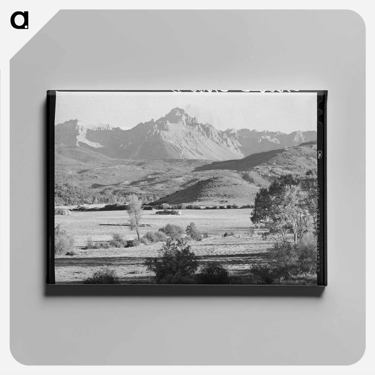 アートパネル-Mountain Valley with Mount Sneffels
 - ラッセル リー Canvas.