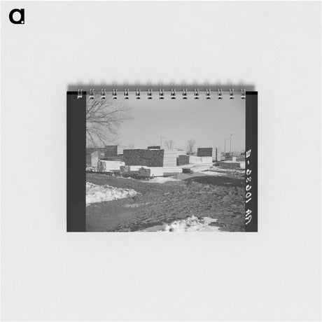 アートメモ帳-Greendale Lumber Piles
 - ラッセル リー Memo.