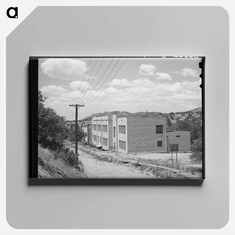 アートパネル-Abandoned School Buildings, Tyrone, New Mexico
 - ラッセル リー Canvas.