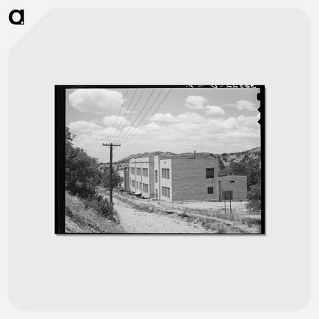 アートポストカード-Abandoned School Buildings, Tyrone, New Mexico
 - ラッセル リー Postcard.
