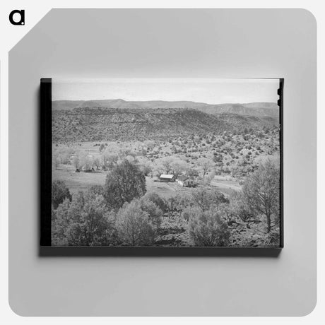 アートパネル-Navajo County Ranch
 - ラッセル リー Canvas.