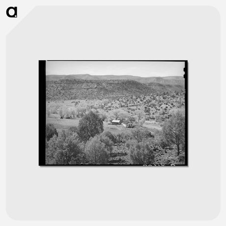 アートポストカード-Navajo County Ranch
 - ラッセル リー Postcard.