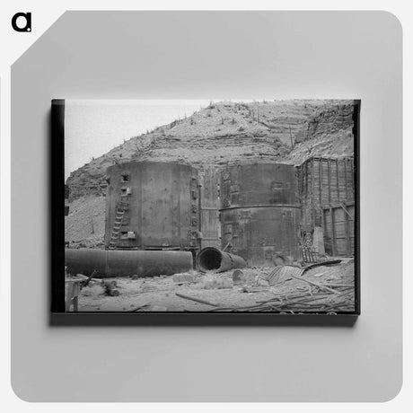アートパネル-Abandoned Gold Mill Boilers
 - ラッセル リー Canvas.