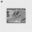 アートメモ帳-Prospector Working the Sluice Box, Pinos Altos, New Mexico
 - ラッセル リー Memo.