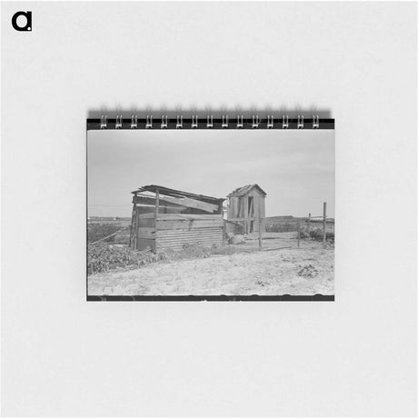 アートメモ帳-Old Henhouse and Privy
 - ラッセル リー Memo.