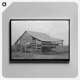アートパネル-Barn of Sharecropper
 - ラッセル リー Canvas.