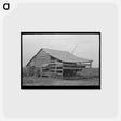 アートポストカード-Barn of Sharecropper
 - ラッセル リー Postcard.