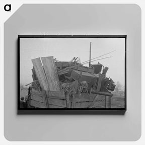 アートパネル-Moving Farmer's Belongings
 - ラッセル リー Canvas.
