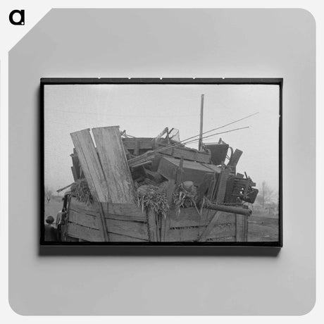 アートパネル-Moving Farmer's Belongings
 - ラッセル リー Canvas.