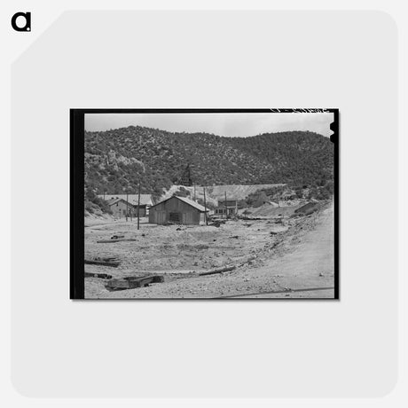 アートポストカード-Burro Mountain Copper County
 - ラッセル リー Postcard.