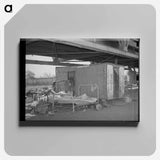 アートパネル-Shack Under the Bridge
 - ラッセル リー Canvas.