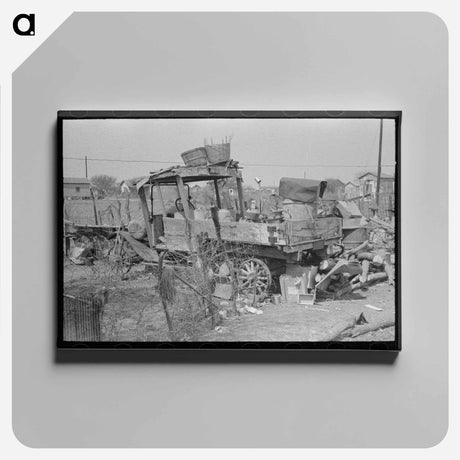 アートパネル-Mexican Backyard, San Antonio
 - ラッセル リー Canvas.