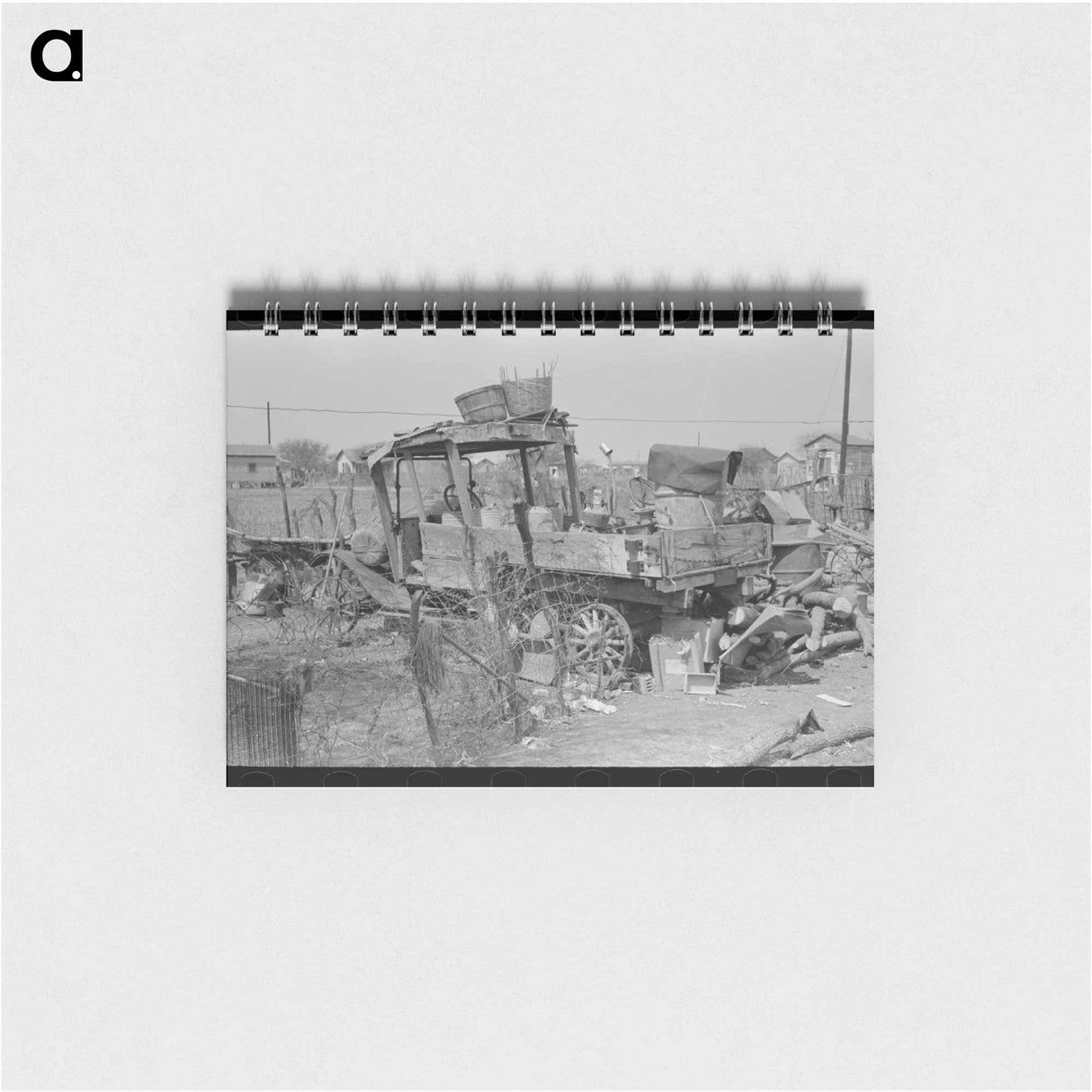アートメモ帳-Mexican Backyard, San Antonio
 - ラッセル リー Memo.