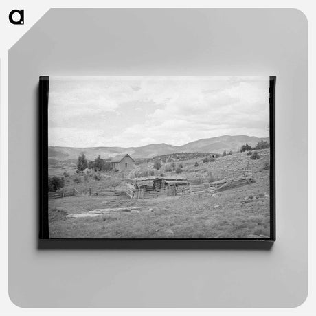 アートパネル-Farmstead of Chamisal
 - ラッセル リー Canvas.