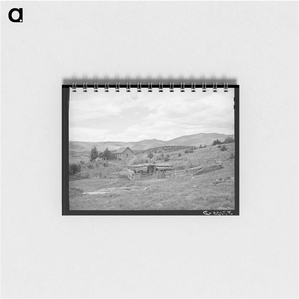 アートメモ帳-Farmstead of Chamisal
 - ラッセル リー Memo.
