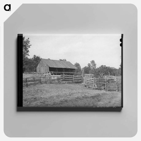 アートパネル-Pie Town Homestead
 - ラッセル リー Canvas.