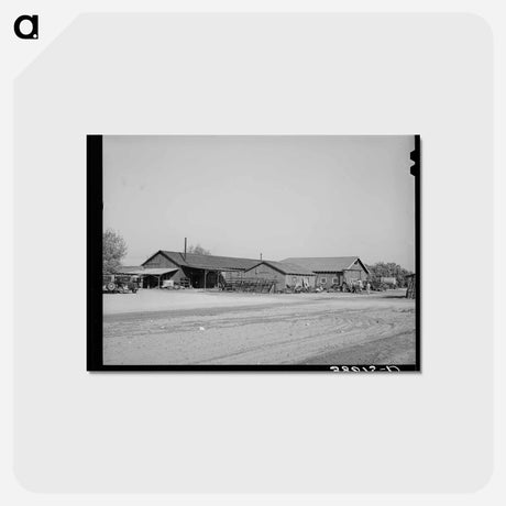 アートポストカード-Earl Fruit Company Repair Shops
 - ラッセル リー Postcard.
