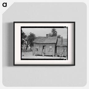 アートポスター-Sharecropper's Cabin, Southeast Missouri
 - ラッセル リー Poster.