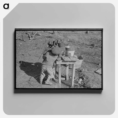 アートパネル-Children of Sharecroppers
 - ラッセル リー Canvas.