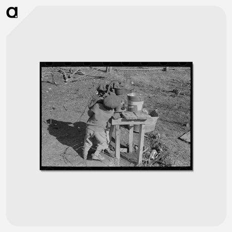 アートポストカード-Children of Sharecroppers
 - ラッセル リー Postcard.