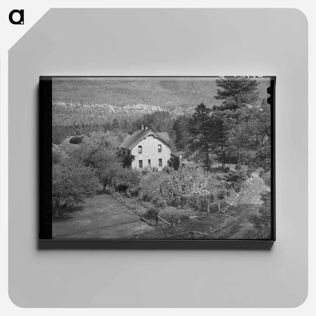 アートパネル-Animas River Valley Farm
 - ラッセル リー Canvas.