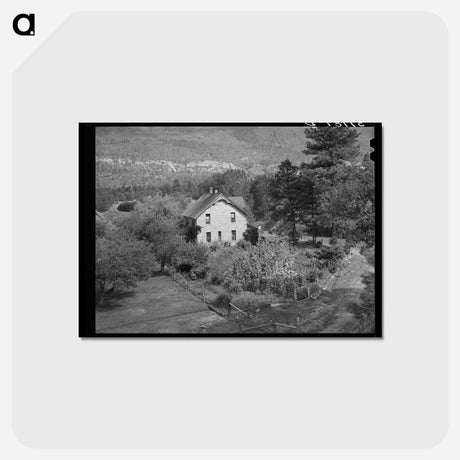 アートポストカード-Animas River Valley Farm
 - ラッセル リー Postcard.