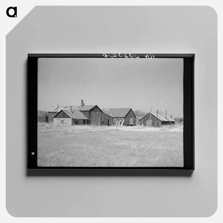 アートパネル-Abandoned Lumber Camp Building
 - ラッセル リー Canvas.