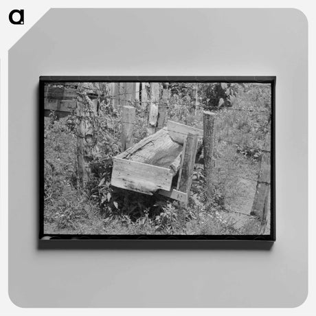 アートパネル-Watering Trough, Sallisaw
 - ラッセル リー Canvas.