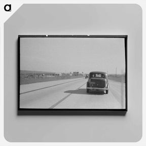 アートパネル-Highway North of San Antonio
 - ラッセル リー Canvas.