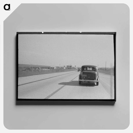 アートパネル-Highway North of San Antonio
 - ラッセル リー Canvas.
