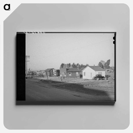アートパネル-Bull Tract Houses
 - ラッセル リー Canvas.