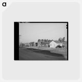 アートポストカード-Bull Tract Houses
 - ラッセル リー Postcard.