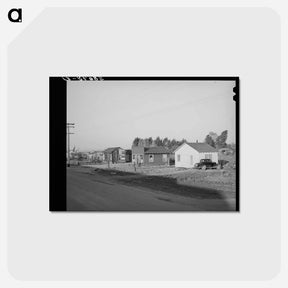 アートポストカード-Bull Tract Houses
 - ラッセル リー Postcard.