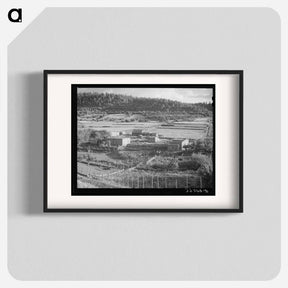 アートポスター-Llano de San Juan Farmstead
 - ラッセル リー Poster.