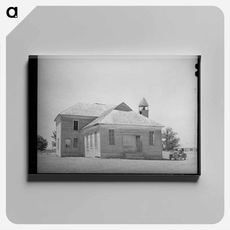 アートパネル-Akins Schoolhouse
 - ラッセル リー Canvas.