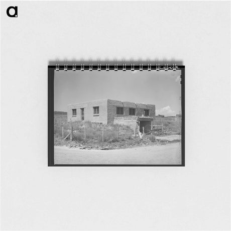 アートメモ帳-Chamisal Adobe House
 - ラッセル リー Memo.