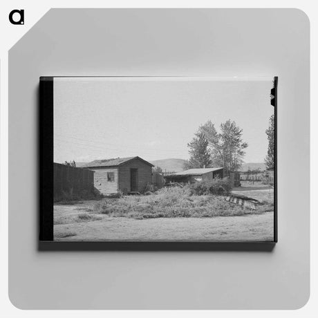 アートパネル-Portable Farm Buildings
 - ラッセル リー Canvas.