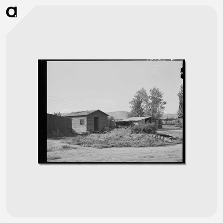 アートポストカード-Portable Farm Buildings
 - ラッセル リー Postcard.