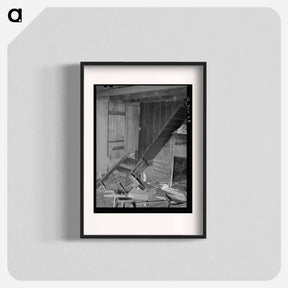 アートポスター-Abandoned Farmhouse Interior
 - ラッセル リー Poster.